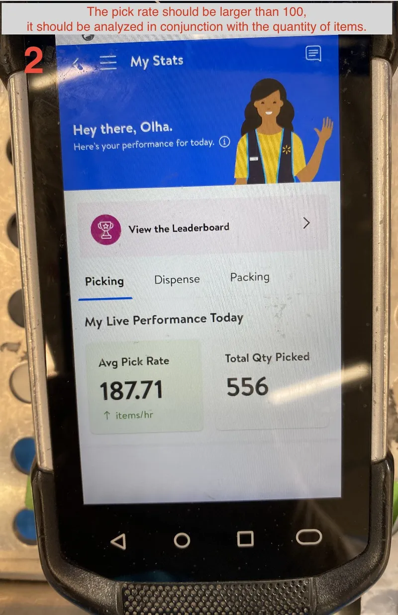 Olha Stefanishyna's rate in Walmart