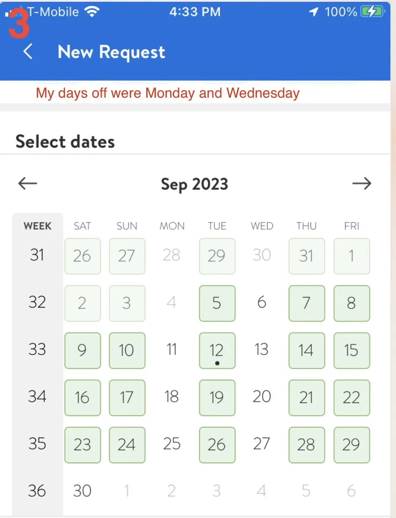Olha Stefanishyna's schedule in Walmart